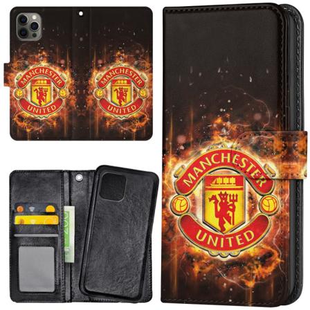 iPhone 11 Pro - Plånboksfodral/Skal Manchester United