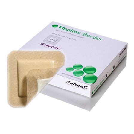 MEPILEX Border Flex 7,5x7,5cm 5/fp - Lyreco - Sjukvård och omsorg - Förband och fixering - Polyuretanskumförband