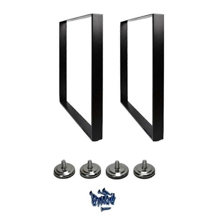 2X bordramme, bordben, bordben, bordben, bordløpere, benk, salongbord, loft 43X41cm-WELLNGS