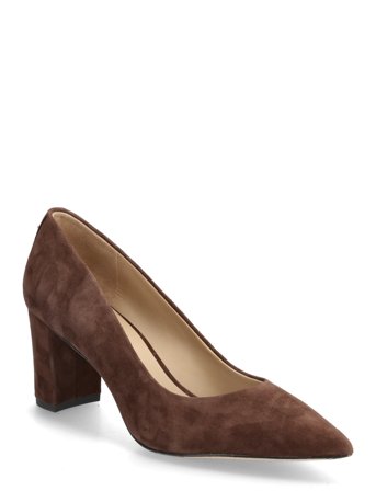 Lauren Ralph Lauren | Lanette Suede Block-Heel Pump | 37