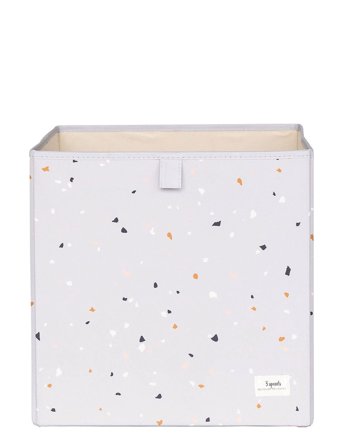 3 Sprouts 3 Sprouts Storage Box, Terrazzo/Light Gray - Grey - 33CM X 33CM X 33CM