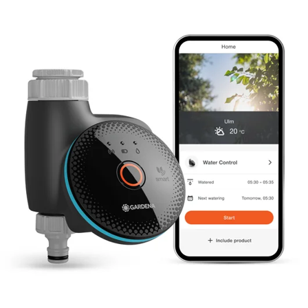 Gardena Smart bevattningsdator med väderdata och app-styrning