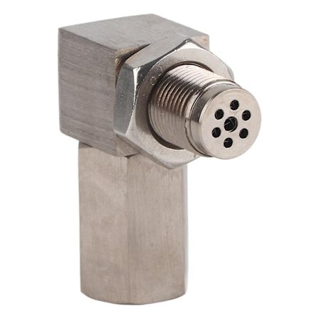 Bil Syresensor Spacer 90 Grader CEL Bung Fix för Check Engine Light M18X1.5 Katalysator - WELLNGS