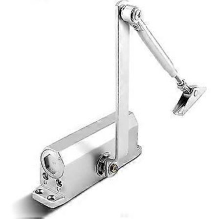 Kraftig automatisk dörrstängare, branddörrstängare, brandsäker säkerhetsdörröppnare, hydraulisk buffertpositioneringsfjäder, 45-65 kg hem- och 