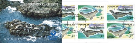 Færøerne 1992 - AFA 229-230 - Stemplet hæfte