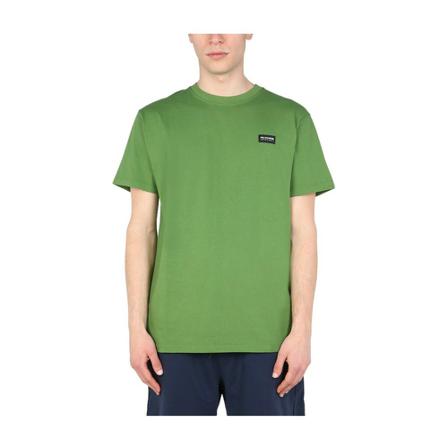 Sundek, T-Shirt With Logo Patch Groen, Heren, Maat:M