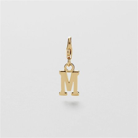 M Letter Charm