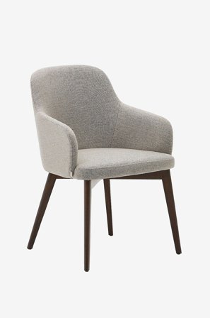 Kave Home - Ruokailutuoli - nelida 2-pack - Ruskea - Tuolit - - Homeroom