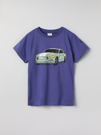 T-paita kuviolla Polarn O. Pyret 86 lastenvaatteet blue