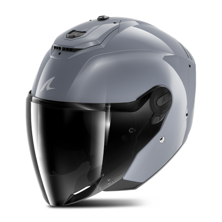 Casque Jet Shark RS JET Carbone Argent fusil M