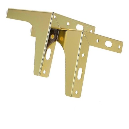 Ersättningsben för skåp, metalltriangelfötter för soffa, soffbord och byrå, stabilt grepp 2 st