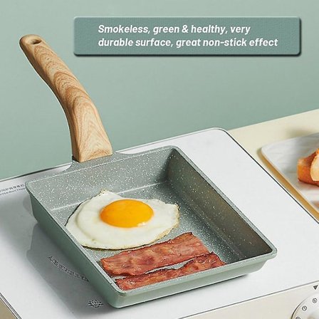 Nonstick stekpan kastrull majsomelett bröd frukost Maifan sten omelett kök restaurang kastrull tillgänglig gasspis spis