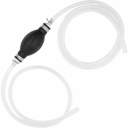 Sifonpumpe flytende vannoverføring, manuell drivstoffpumpe, universal bensinhevert med to meter slange, drivstoffpumpe