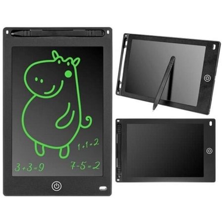 /Hc/Tegneplade til Børn / Digital Tablet med Pen - 8.5" LCD Sort