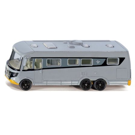 Leksaksbil, husbil i metall, silvergrå, 167