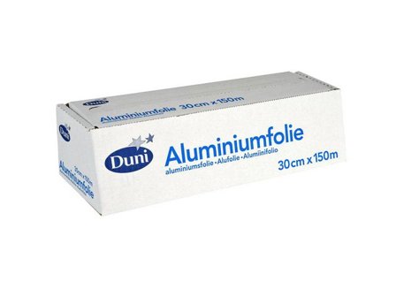 IDEAL STANDARD Alufolie DUNI Box 0,3x150m - Lyreco - Kök och servering - Plast- och aluminiumfolie - Aluminiumfolie