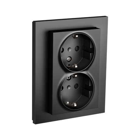 ELKO Plus Dobbel Rehabstikk m/j Sort