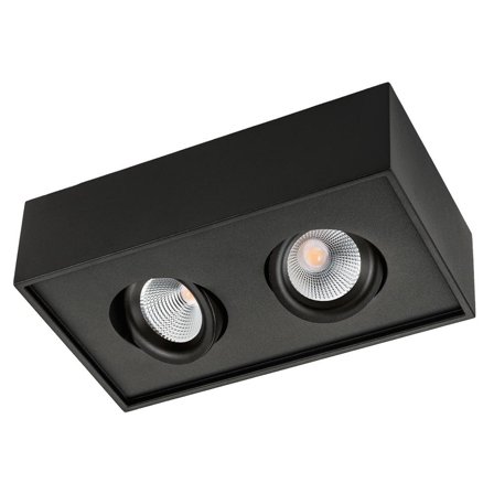 SG Cube Lux 2x7W LED (inne/ute) 1160lm Sort 2700K