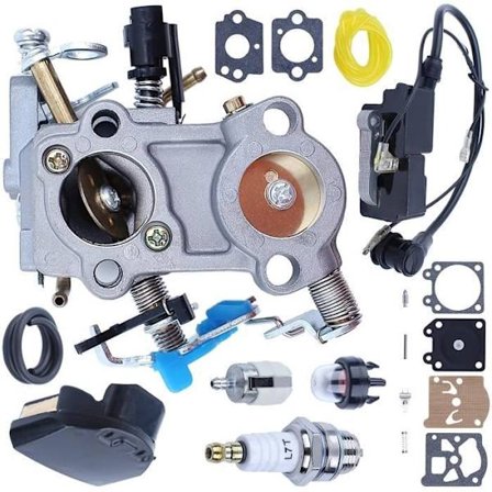 Forgaser Tændspole Luftfilter Reparationskit Kompatibel Med Husqvarna 455E 340 340E 345 350 353 359 460 461 Udskiftning