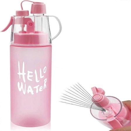 Vandsprayflaske Tågesport til udendørs hydrering 580 ml drikkedunk med flip-sugerør, til cykling og klatring