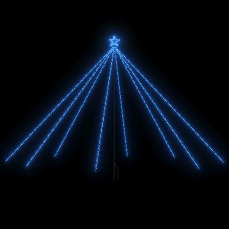 Vidaxl Julgransbelysning Inomhus/utomhus 576 Led Blå 3,6 M Blå