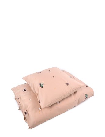 Filibabba Junior Bed Linen Gots - Magic Farm - Pink - ONE SIZE