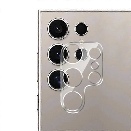 Kameraskydd för Samsung Galaxy S23 Ultra, full täckning, HD klar linsfilm med rengöringsduk