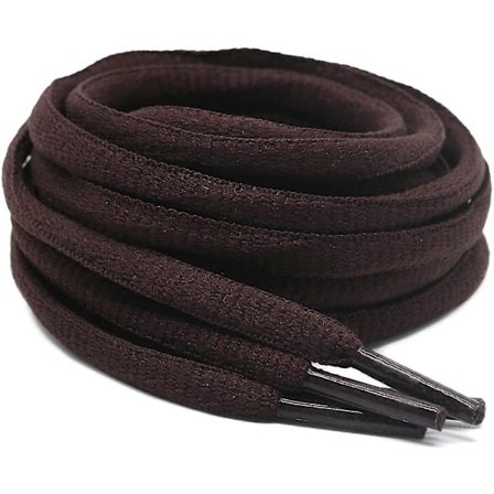 2 par ovale skolisser 42 farger halvt runde 1/4" atletiske skolisser for sport/løpesko skolisser