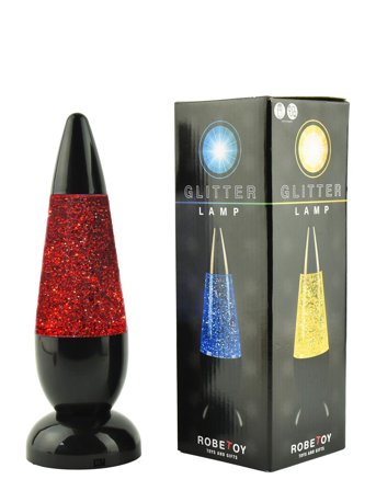 Multicolour Glitter Lamp Patterned Robetoy