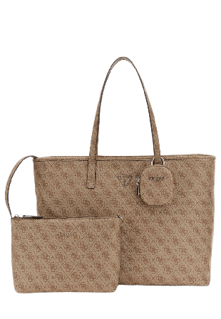 Guess POWER PLAY II LARGE TECH TOTE Handväskor Dam Beige ONESIZE