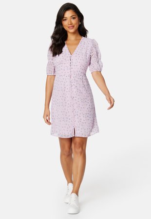 BUBBLEROOM Stazie dress Lavender / Patterned Klær