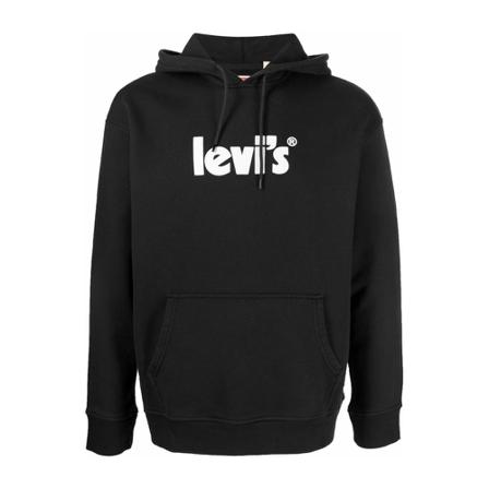 Levi's, Hoodie Zwart, Heren, Maat:M