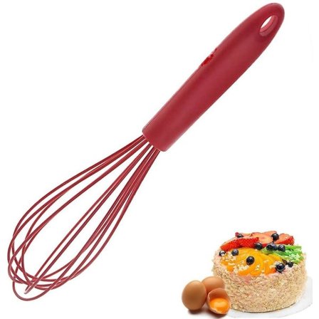 Silikonepisker Multifunktionel Ballonpiskeris til Køkken Non-stick Silikone Æggepiskeris