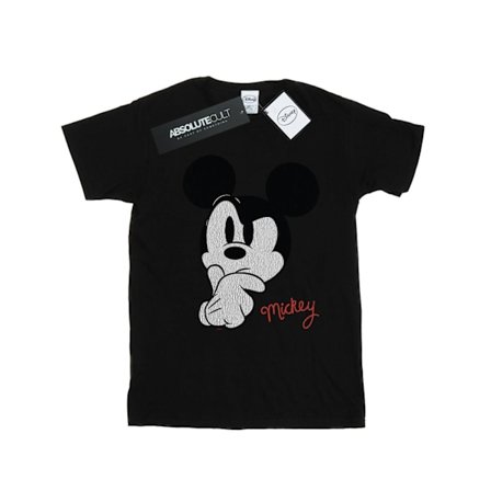 Disney Boys Mickey Mouse Distressed Ponder T-Shirt 7-8 år Bl