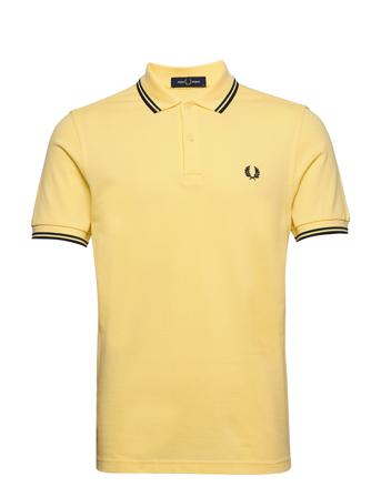 Twin Tipped Fp Shirt Polos Short-sleeved Gul Fred Perry
