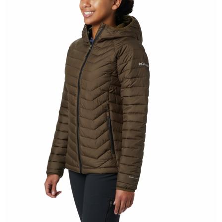 Columbia Montrail Women ́s Powder Lite Hooded Jacket Women Other warmly-lined jackets Green S