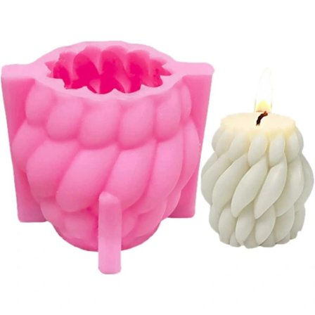 【PP】Lysforme, silikonlysforme, 3D-lysestøbeforme, lysforme til at lave lys, til bivokslys S