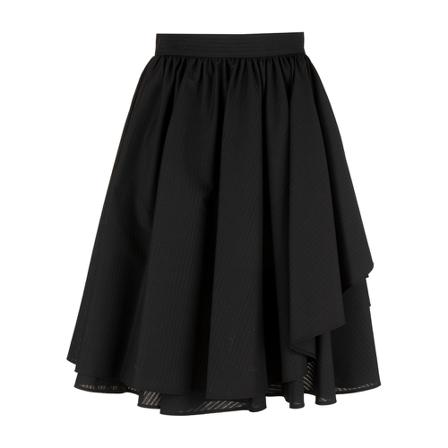 Tory Burch, Midi Skirts Czarny, Kobieta, Rozmiar: XS