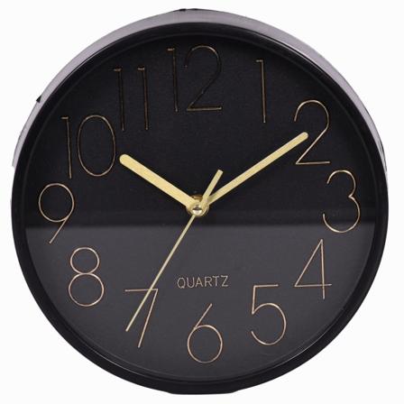 Klocka Svart 23 Cm Svart