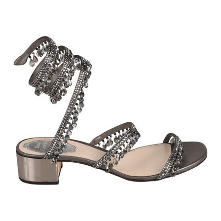 René Caovilla, Sandals Grijs, Dames, Maat:36 EU