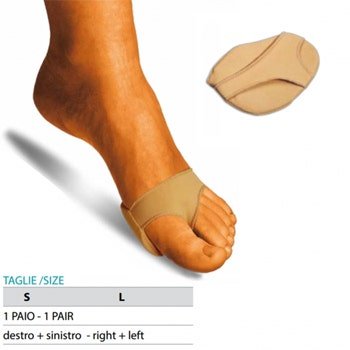 Orione Ok Ped Cuscinetto Metatarsale In Gel Rivestito In Tessuto