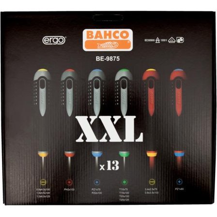 Bahco BE-9875 Skruetrækkersæt, Håndværktøj