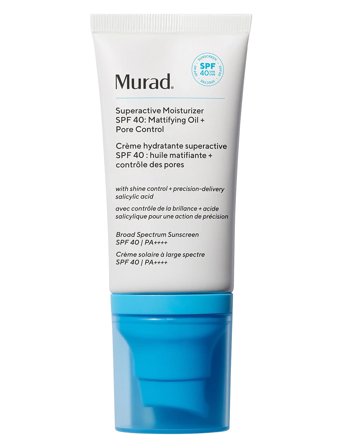 Murad Superactive Spf 40 Moisturizer: Mattifying Oil + Pore Control 50 Ml - Nude - 50 ML