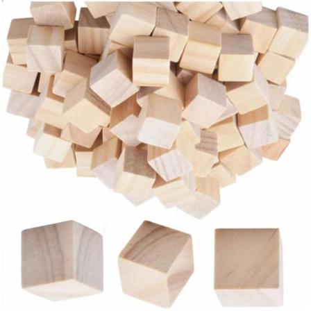 100 kpl 2 cm:n puukuutiota, hienosti hiottuja, k sity yst v llisi , ekologisia DIY-puukuutioita askarteluun
