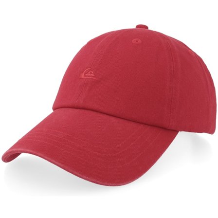 Quiksilver - Rojo unconstructed Gorra - Decades Salsa Dad Cap @ Hatstore