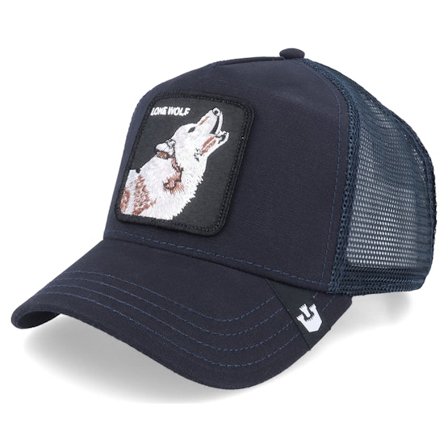 Goorin Bros. - Bleu trucker Casquette - The Lone Wolf Navy Trucker @ Hatstore