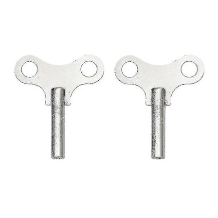 2 stk. Clockspring Robust optræksnøgler til ur Metal optræksnøgle til ur Antikke urnøgler Værktøj til optræksnøgle til ur