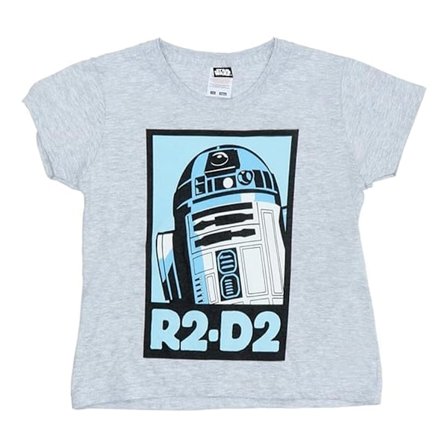 Star Wars Barn/Barn R2-D2 Poster Heather T-Shirt 7-8 År