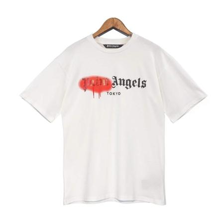 Palm Angels 22ss Print Miesten ja Naisten Unisex Rakastajien Malli Muodikkaat Rentoutuneet Lyhythihaiset Puuvillapaidat style 10 XL