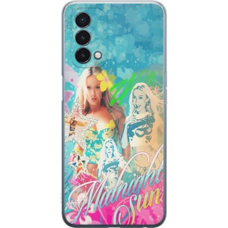 Yhteensopiva Puhelinkuori OnePlus Nord N200 5G Seikkailumaailma Steve, Creeper ja eläimillä värikkäässä palikkagrafiikassa